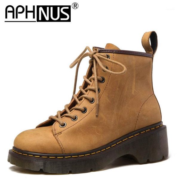 

aphnus womens boots motorcycle short ankle booties flats low mid heels pumps platforms trifle woman 2020 shoes for women boot1, Black