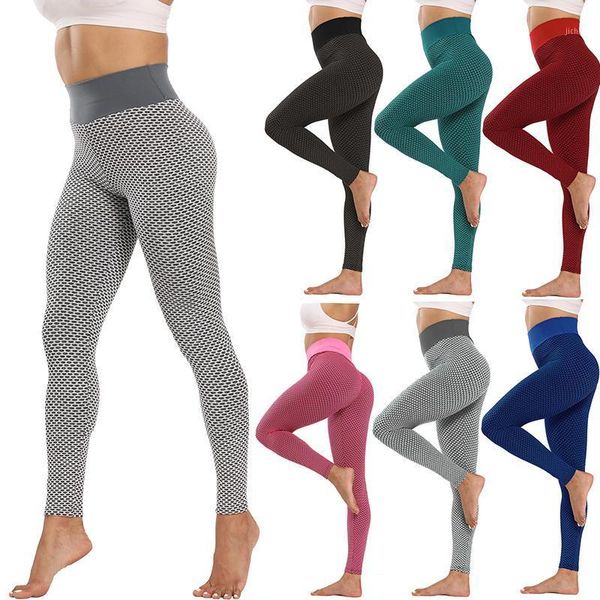 

women's high waist beautiful buttocks sports tights buttocks fitness pants1, Black