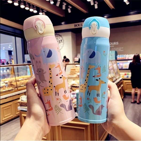 

350/500ml baby feeding stainless steel milk thermos for children insulated water bottle leak-poof thermal cup c1002