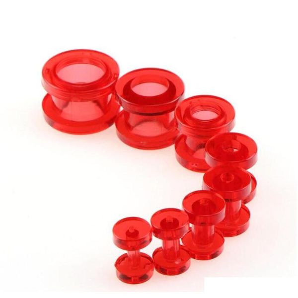 

new wholesale 1 set 8pcs ear gauges soft sile ear plugs ear tunnels body jewelry stretchers multi colo jlltdj yummy_shop, Silver