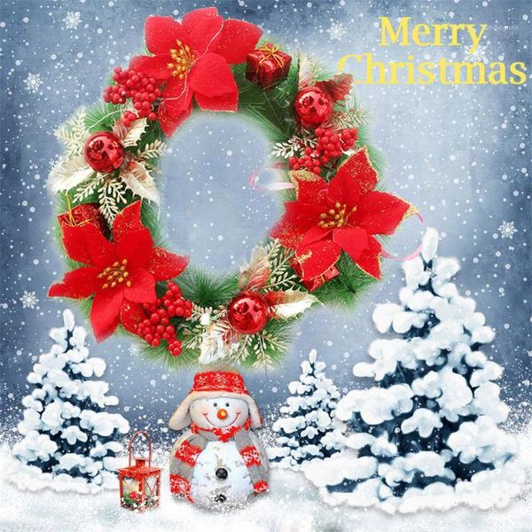

christmas decorations wreath door wall ornament garland decoration window present 30cm garland1