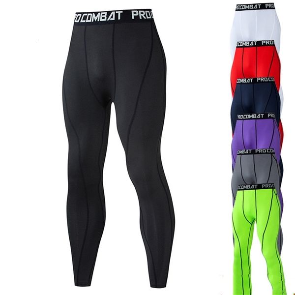 

running compression pants men sports sportwear long trousers fitnness male 3xl riding casual skinny slim fit quick dry leggings, Black;green