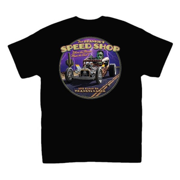 

быстрый horror фрэнки speed ​​shop tee спорт толстовка с капюшоном толстовка