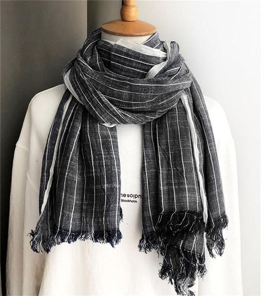 

большой размер темно-синий урожай хлопка льняной мужские зимы шарфа женские пончо осень хиджаб женщины шарфы шали палантина cachecol wrap wm, Blue;gray