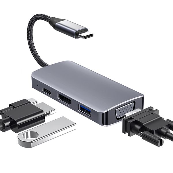 

гуанчжоу юрпин для 4 в 1 usb c тип hub multiport adapter hdmi 4k macbook pro