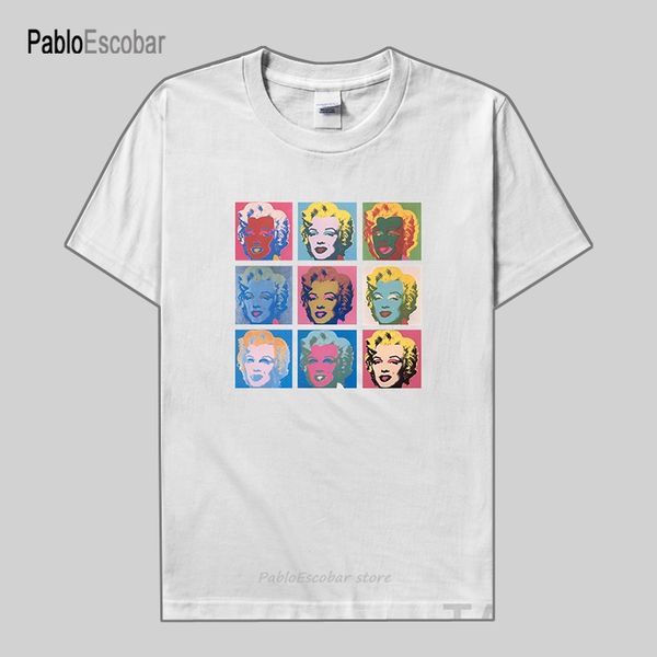 

world famous painting series howell art painting retro harajuku marilyn monroe double painting fashion hoodie designers t shirts sweatshirt