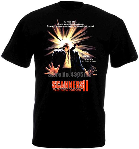 

scanners 2 the new order movie poster men's t shirts streetwear fashion tshirts homme humour t shirt custom sport hooded sweatshirt hoo