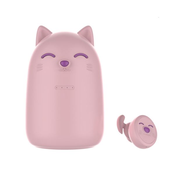 

cute bluetooth stereo true binaural wirels call 5.0 headset