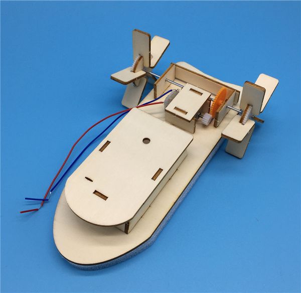 Hausgemachte elektrische Ming-Schiffsschüler führen wissenschaftliche Experimente durch, um kreative Erfindungen, Puzzle-Plug-in-Spielzeuge für Kinder, Wissenschaft zu schaffen