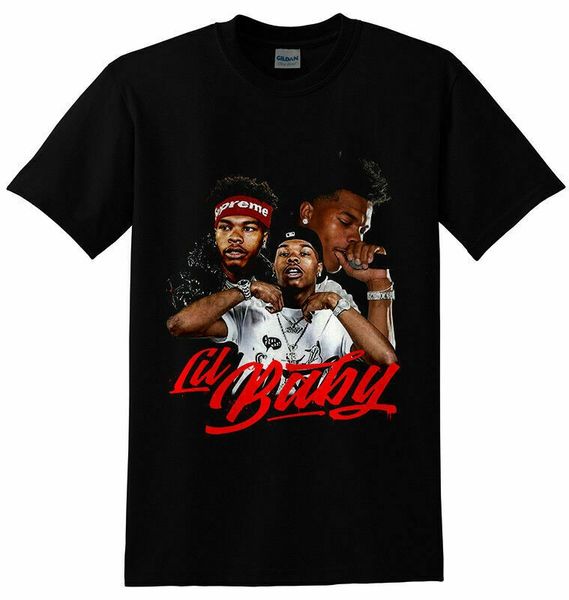 

lil baby hip hop rap rnb black hoodie designers t shirts sweatshirt