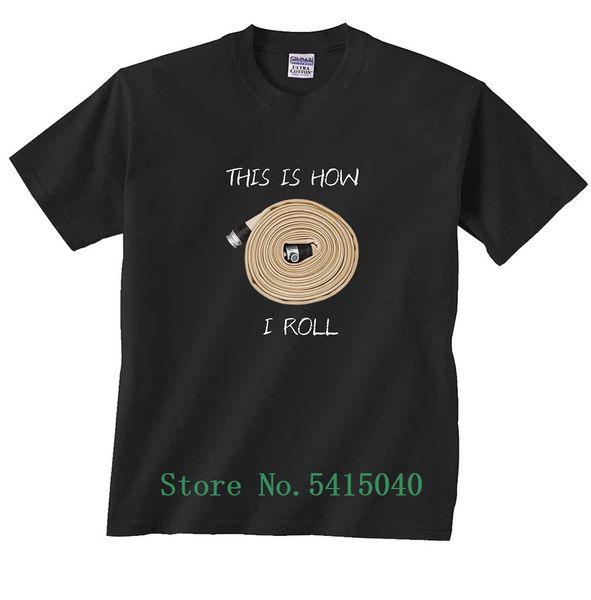 

this is how i roll fire hose firefighter t shirt clearance cartoon t shirt funny new tshirt fashion sport hooded sweatshirt hoodie