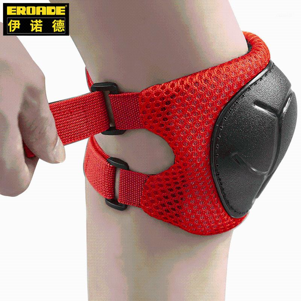 

eroade children's wrist and knee pads summer thin anti-drop roller skating sports protective gear riding elbow pad set gift1, Black;gray