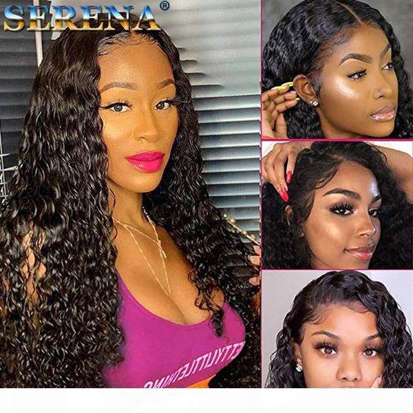 

brazilian jerry curl wig lace front wig short curly lace front human hair wigs pre plucked 4x4 13x4 360 wigs for black women, Black;brown