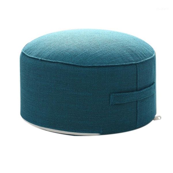 

new design round high strength sponge seat cushion tatami cushion meditation yoga round mat chair cushions(blue)1