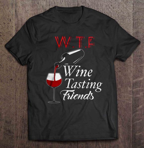 

men t shirt w.t.f wine tasting friends women t-shirt sport hooded sweatshirt hoodie