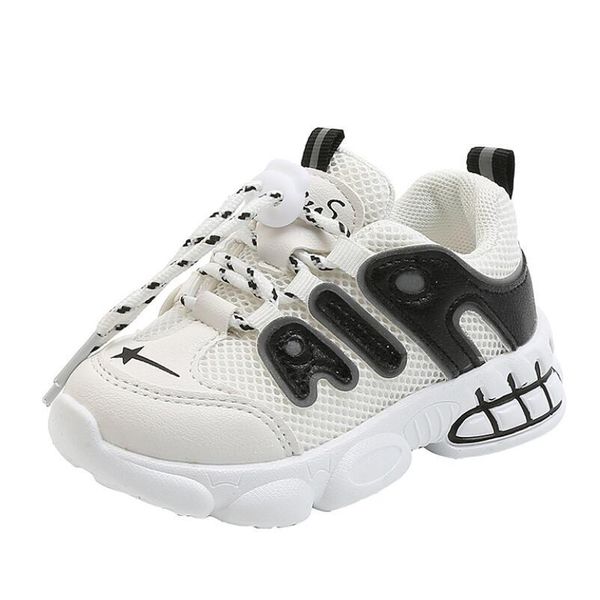 

осень новые дети обувь мальчики девочки повседневная обувь мода желе цвет дети кроссовки дышащий non скольжения малышей кроссовки bbyink, Black