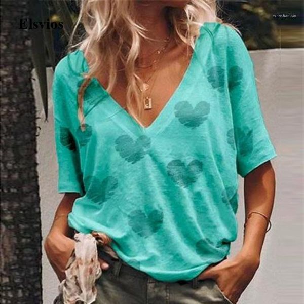 

2020 plus size women letter print shirt blouse casual summer short sleeve loose shirts ladies v neck blusa streetwear1, White