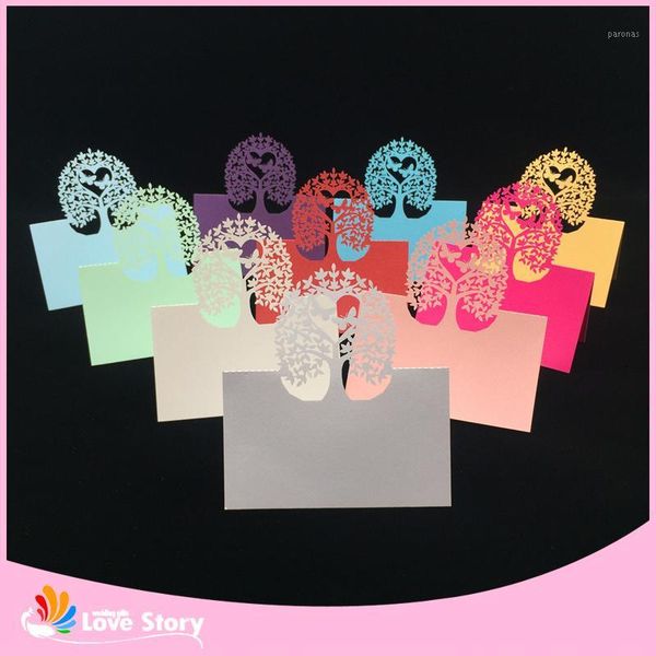 

greeting cards 40pcs laser cut flower tree table name place card butterfly wedding decoration event party supplies wedding1