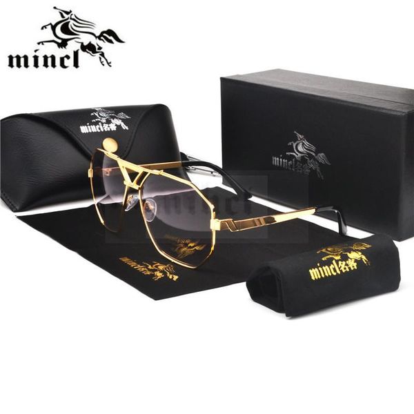 

sunglasses classic brand designer flat mirror sun glasses square gold male female oversized men women fml, White;black
