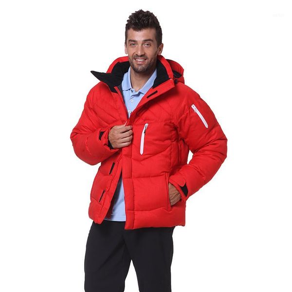 

2020 new collection winter jacket men fashion cotton padded jacket detachable hood thick winter coat parka men russian size1, Black