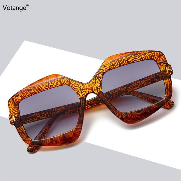 

sunglasses women irregular polygon square uv400 fashion black sun glasses men vintage oversized shadesd leopard eyewear e094, White;black