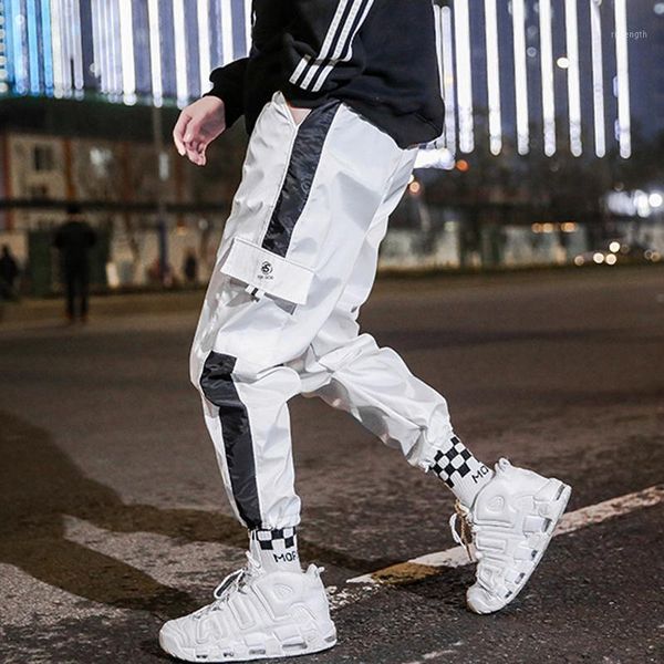 

2020 men spring summer thin pants new casual pants men cotton slim fit chinos fashion loose style trousers hombre1, Black