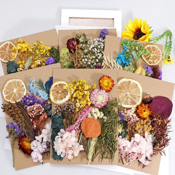 

1 box mix beautiful real dried flowers natural floral for art craft scrapbooking resin jewelry craft making epoxy mold wmtkcn