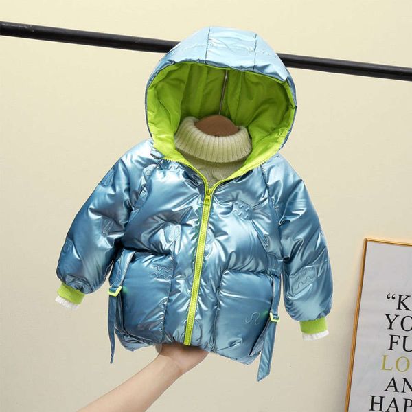 

new children's down jacket in winter, Black