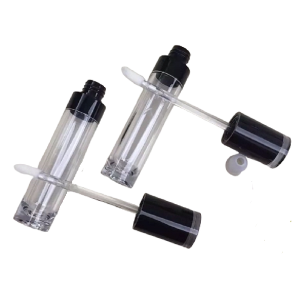 

8 ml lipgloss containers round cosmetic container makeup empty clear lip gloss tubes with clear wand 10 pcs 30 pcs 50