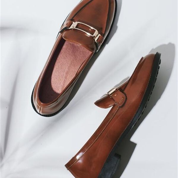 

pumps 2021 natural leather-leather classic office patent toe-pointed shoes me8h, Black