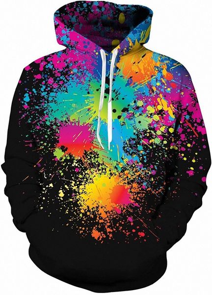 

men's hoodies 3d printed graphics fleece pockets pullover sweatshirts for christmas halloween z8lg#, Black