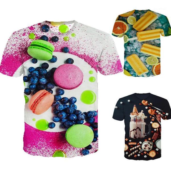 

women's t-shirt ice 3d printing casual personalized1, White