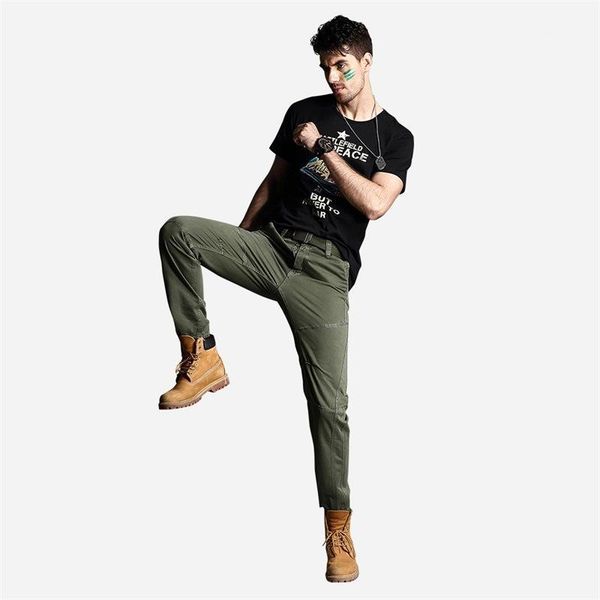 

mens cargo pants tactical camouflage trousers pantalones overalls army sweatpants hiking pants1, Black