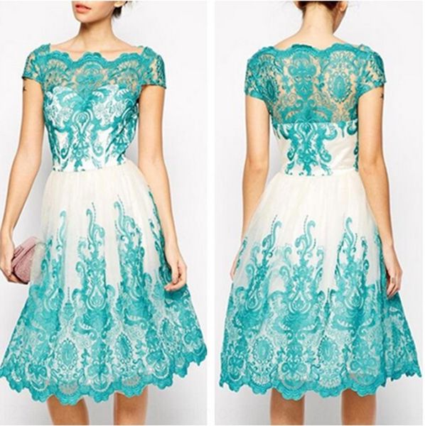 

лето кружево новой середины талия тонкого платья лето dresslace dressnew середины талия тонкого платье cskdu, Black;gray