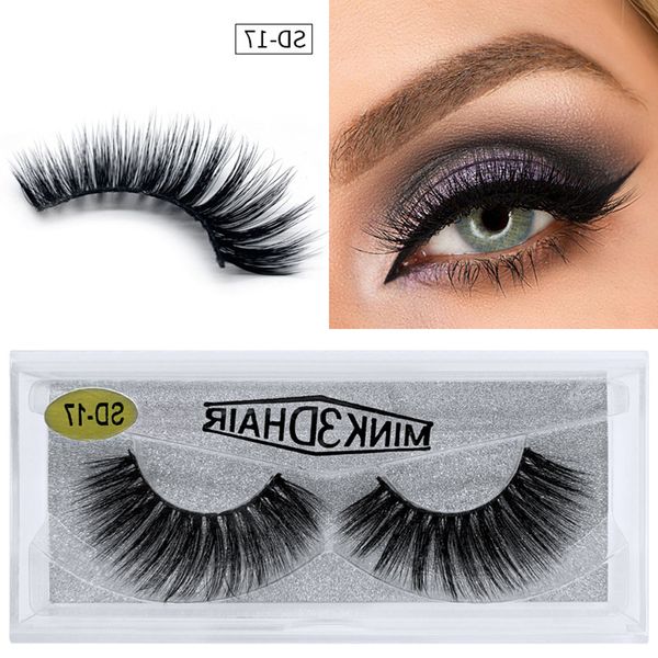 

mink eyelashes natural false eyelashes long eyelash extension faux fake eye lashes makeup tools