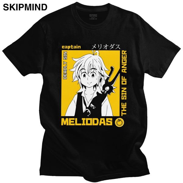 

japanese manga seven deadly sins leisure short sleeved anime nanatsu no taizai meliodas gift sport hooded sweatshirt hoodie t shirt