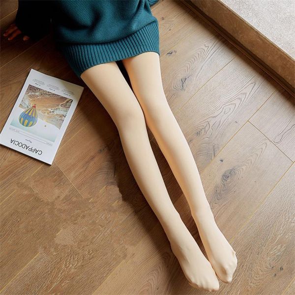 

1 pair tight bare leg socks women's autumn and winter 50g pantyhose anti-hook silk warmth leggings women's outer socks1, Black;white