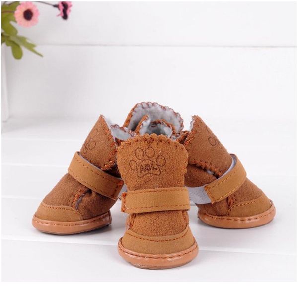 

dog's shoes colorful dog puppy pet shoes boots pu silica gel waterproof pet rain boot anti-slip shoes pet bbyhps