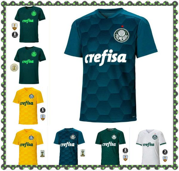 

20 21 palmeiras soccer jersey home green dudu g.jesus alecsandro 2020 2021 palmeiras men football shirt, Black;yellow