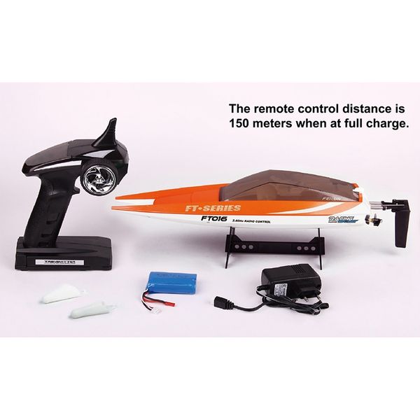 

35KM / H 2.4G Remote Control Boat High Speed Boat Water Cooled Speedboat Outdoor Toy EU Plug