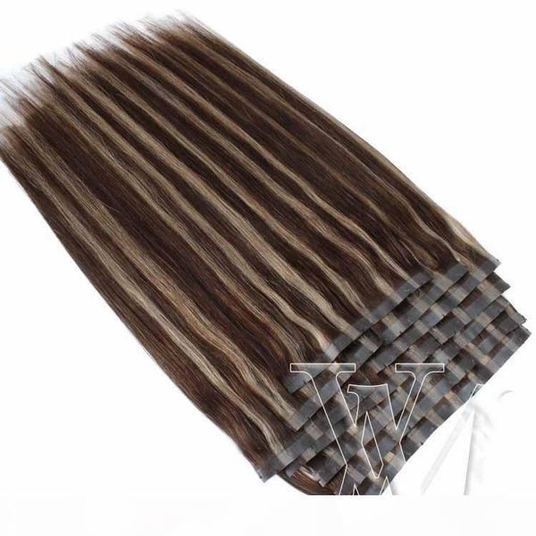 

vmae indian pu clip in 120g piano colors straight single double drawn cuticle aligned remy virgin human hair extensions, Black