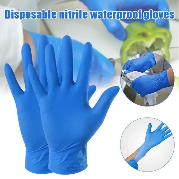 

disposable gloves 100pcs waterproof hands protection household dishes washing gloves1