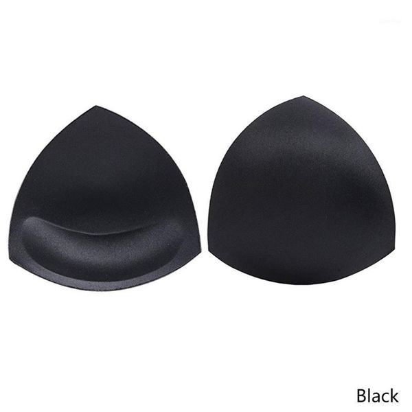 

women sponge foam bra pads summer swimsuit padding inserts women chest cups breast bra bikini inserts chest pad1, Black;white