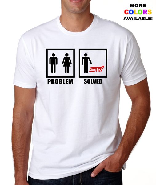 

summer men's fashion print style new cool funny problem solved impreza wrx s 3xl sport hooded sweatshirt hoodie men t shirt