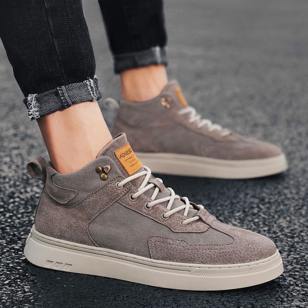 

new fashionable men's casual lace shoes, Black;brown