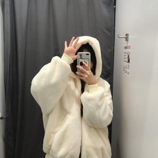 

quality zr2020 women's fur warm double-sided pilot jacket 4341212738, Black;brown