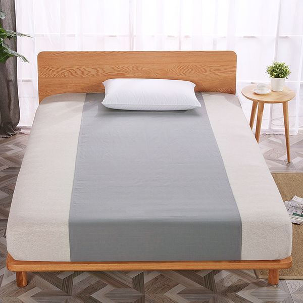Aterramento metade da folha de cama (60 x 270 cm) com cordão de aterramento não incluído Caso de travesseiro Natureza Bem Balanço Equilíbrio Dormir Melhor 20113