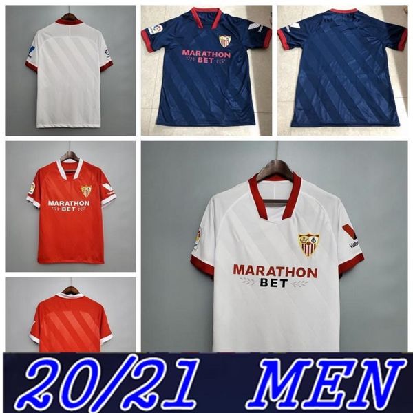 

2020 2021 fc sevilla soccer jersey seville 10 ever banega 16 navas 11 el haddadi 22 vazquez 12 kounde rakitic ocampos football shirt kits, Black;yellow