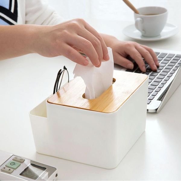 

creative wooden tissue box container towel napkin tissue holder paper dispenser fashion holder case for office home decor