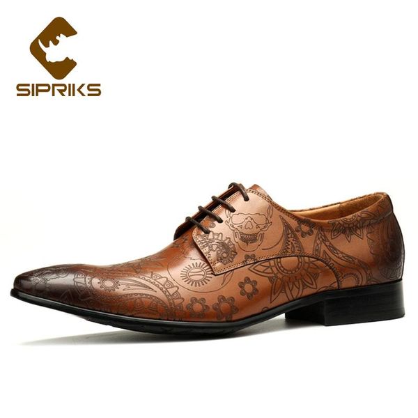 

sipriks mens derby shoes burgundy black brown formal tuxedo shoes fashion office work lace up shoe plus 45 euro 44
